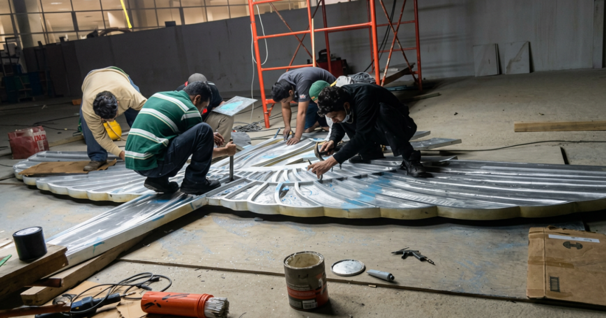 Maquinaria y Proceso de Armado de Letras 3D en Rino 3D Ecatepec