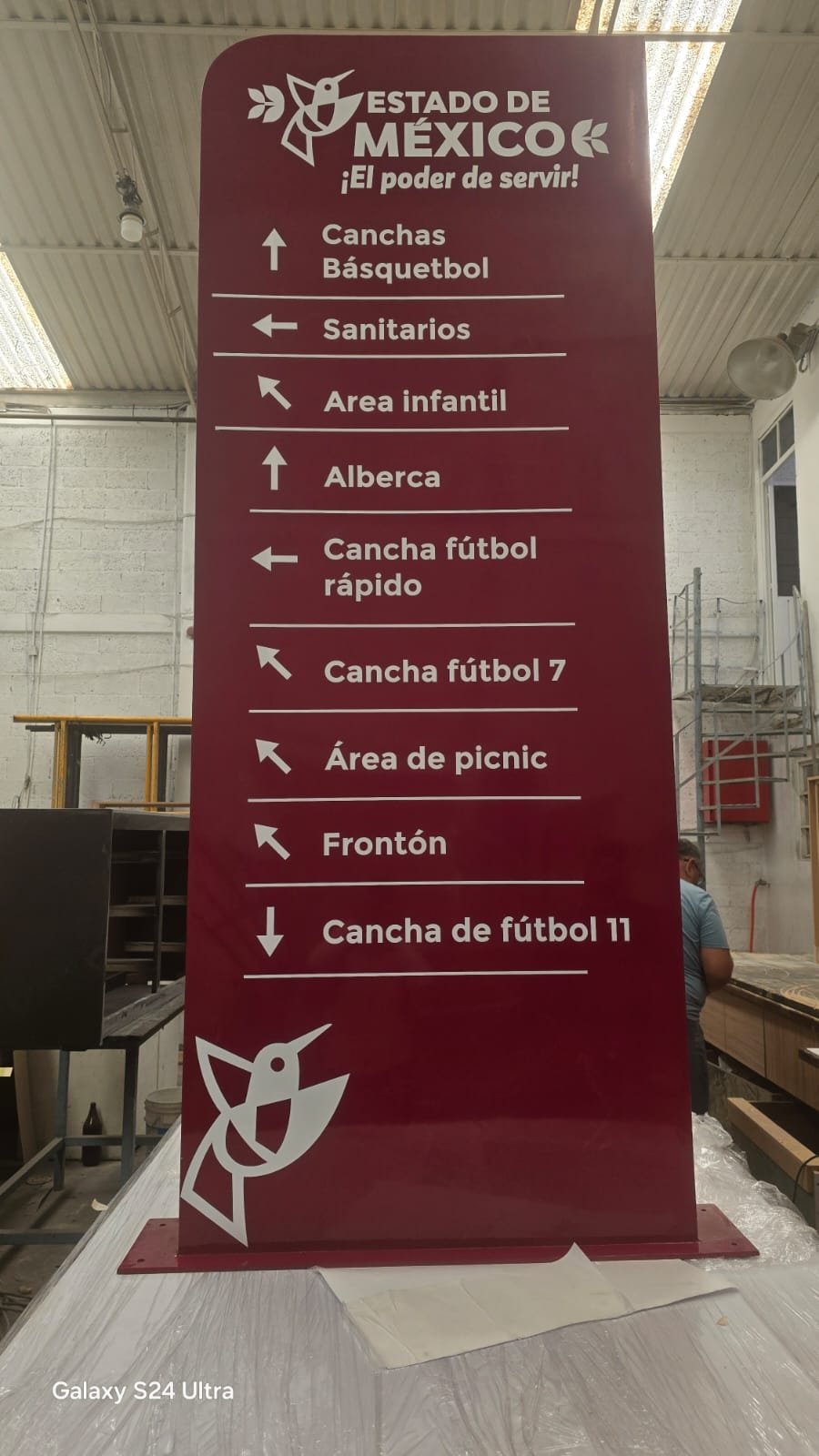 Tótem Señalización Deportiva Gobierno